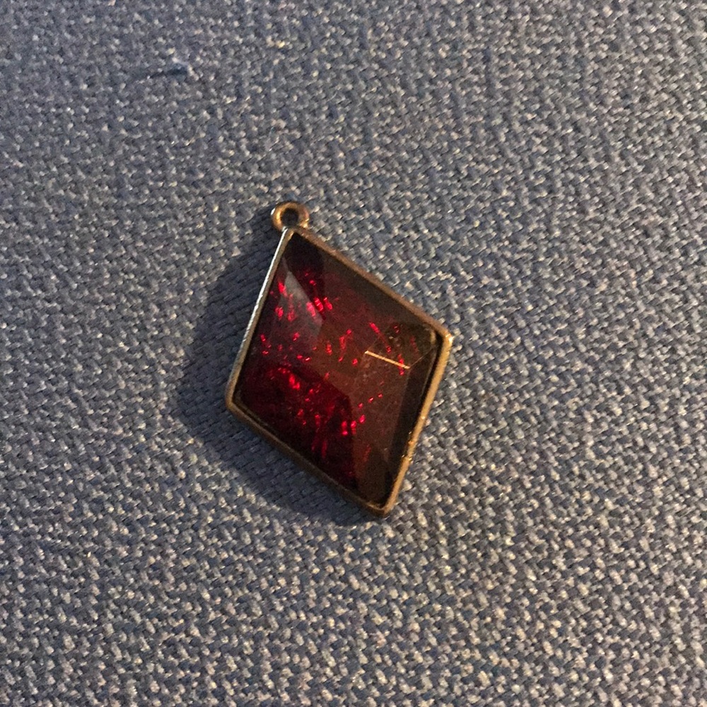 Red necklace pendant